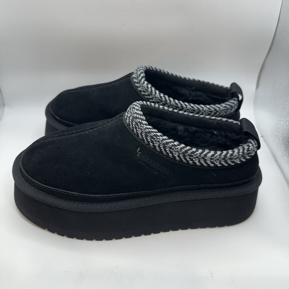 Koolaburra by Ugg Women's Burree Platform Slipper Shoes Black | Size 5 (NWOB) - Picture 3 of 7